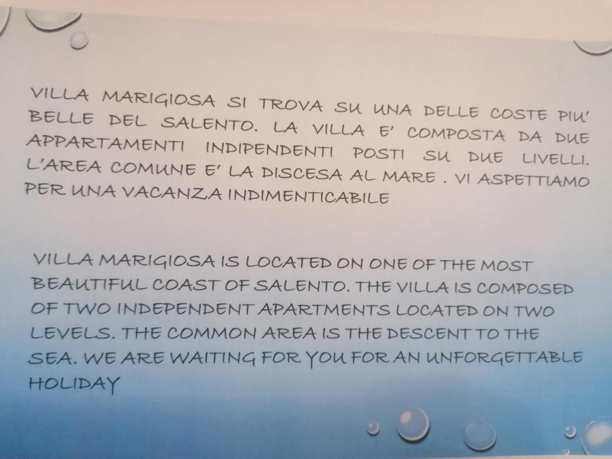 Villa Marigiosa Salento Marittima Exterior photo